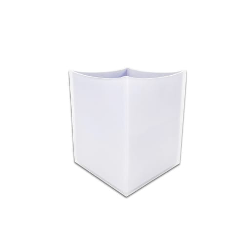 Essentials Collection Wastebasket 8.6 Quart, Snow